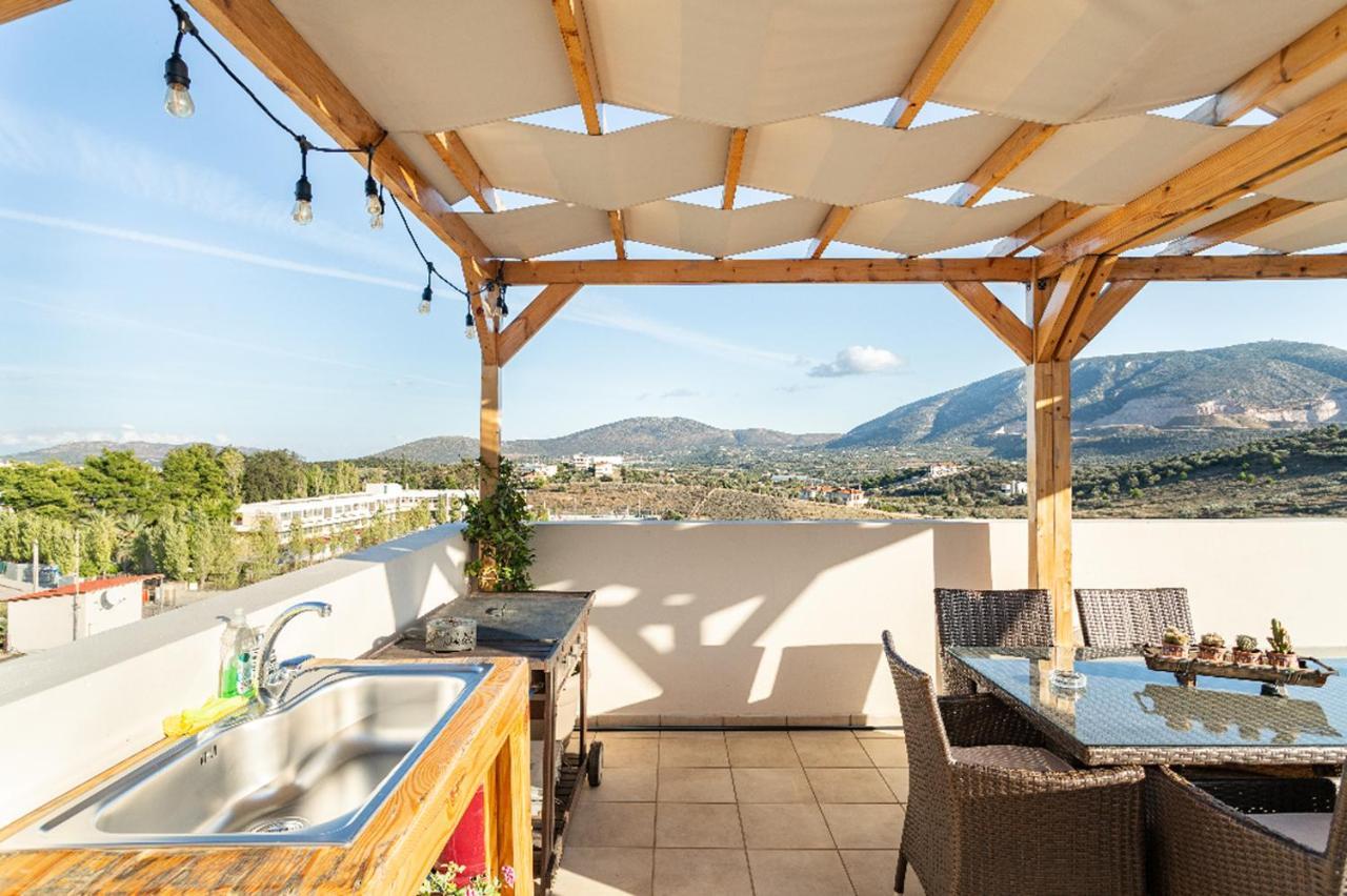 Milo Luxury House -Free Airport Pick Up-10Min Drive Βίλα Μαρκόπουλο Εξωτερικό φωτογραφία